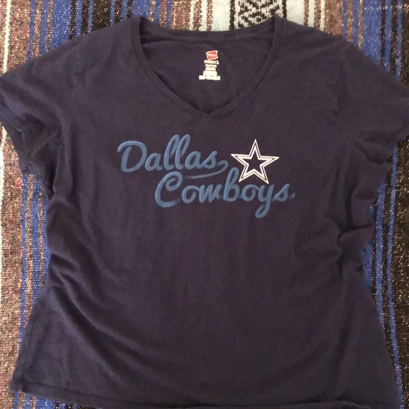 NFL Tops - Dallas Cowboys Women’s Vneck Tee Shirt